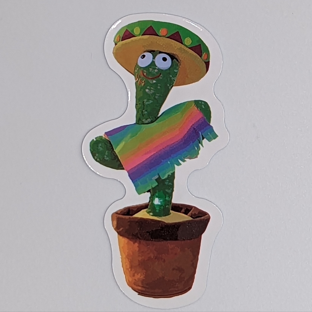 Cactus sticker